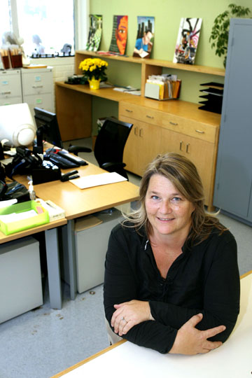 Architect Eva Sobesky, a Pacific Palisades resident, voluntarily remodeled Palisades Charter High School's attendance office. The Booster Club donated $12,000 for office furniture, paint and other supplies.